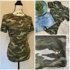 Pink Victoria’s Secret Camo Tee Camouflage T Shirt